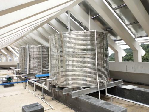 工地临建｜商用空气能热水工程汇总