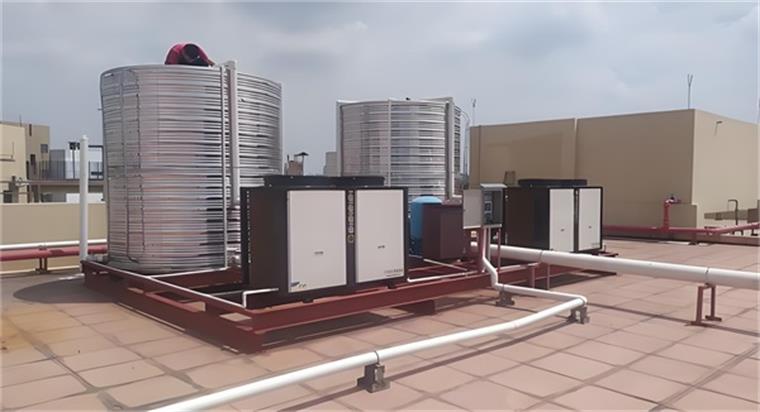 工厂热泵热水系统助力员工舒适生活