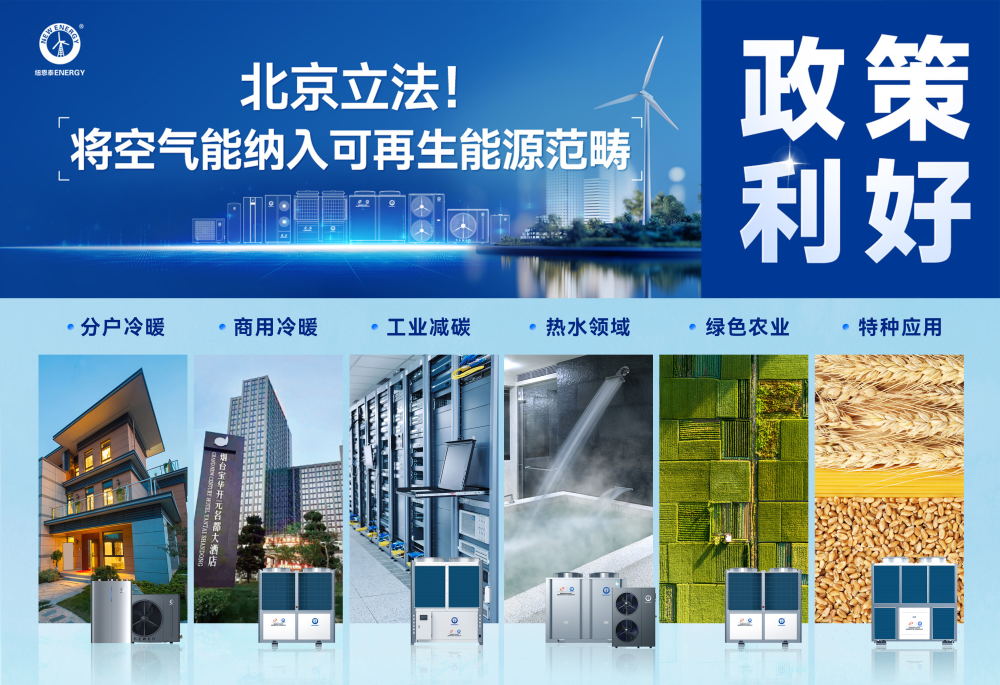 政策加码!北京推动空气能热泵普及,清洁能源市场扩容在即